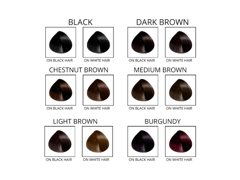 Spa Line  Hair Color Cream Perfect Gray Coverage  (Black)