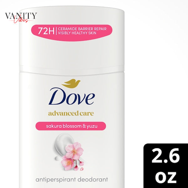 Dove Advanced Care Sakura Blossom & Yuzu Antiperspirant Stick Deodorant 2.6Oz-(74g)