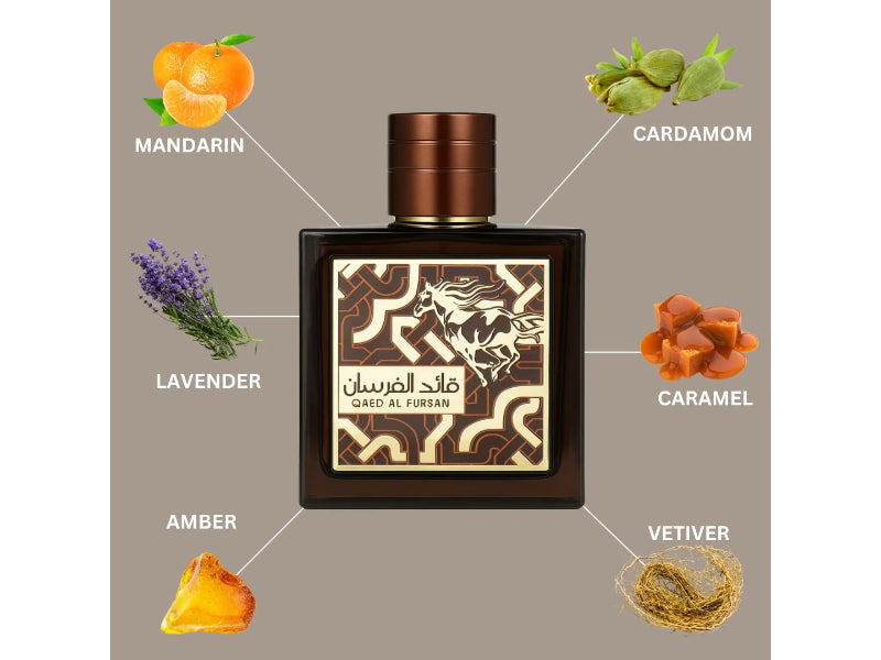 Lattafa Qaed Al Fursan Untamed Eau de Parfum 100ml Long Lasting Arabian Perfume for Men & Women