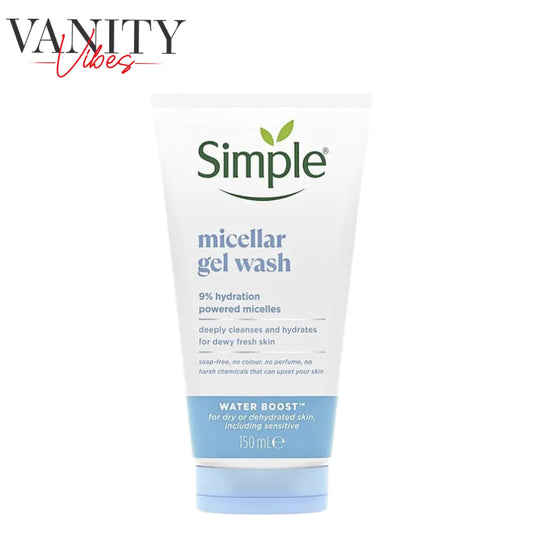 Simple Water Boost Micellar Facial Gel Wash 150ml