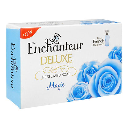 Enchanteur Magic Deluxe Perfumed Soap 90g - Long Lasting Floral Fragrance Beauty Soap for Soft, Smooth & Fresh Skin Daily Use