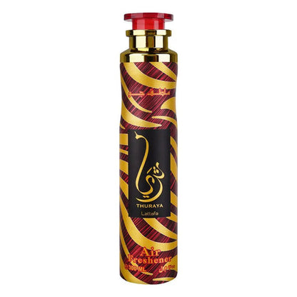 Lattafa Thuraya Air Freshener 300ml - Long Lasting Luxury Fresh Floral Oriental Room Spray for Home & Office