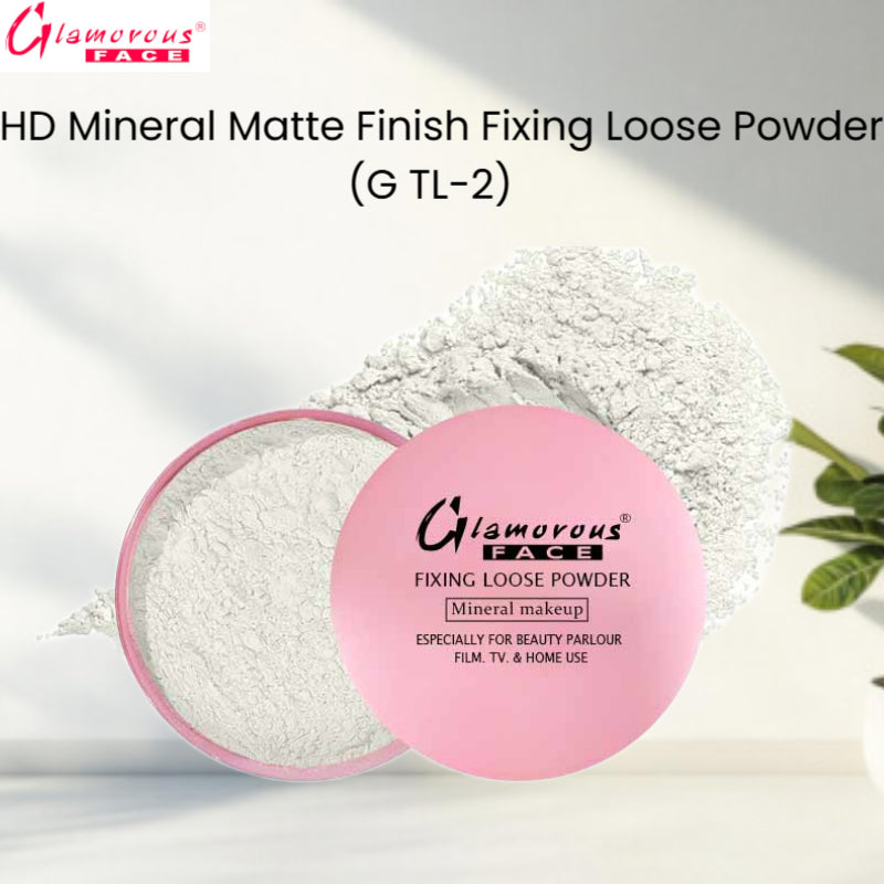 Glamorous Face HD Mineral Matte Finish Fixing Loose Powder (G TL-2)