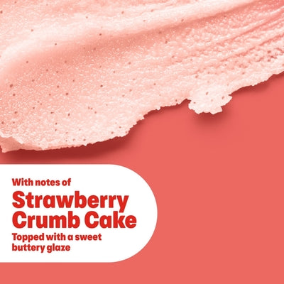 Dove x Crumbl Strawberry Crumb Cake Body Scrub 15oz - Exfoliating Body Polish for Smooth & Soft Skin