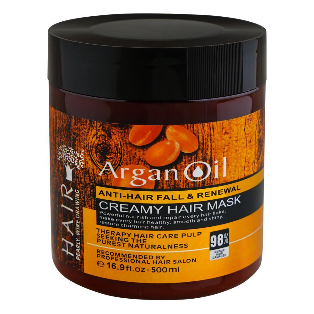 Argan Oil Anti Hair Fall & Renewal Creamy Hair Mask 500ml