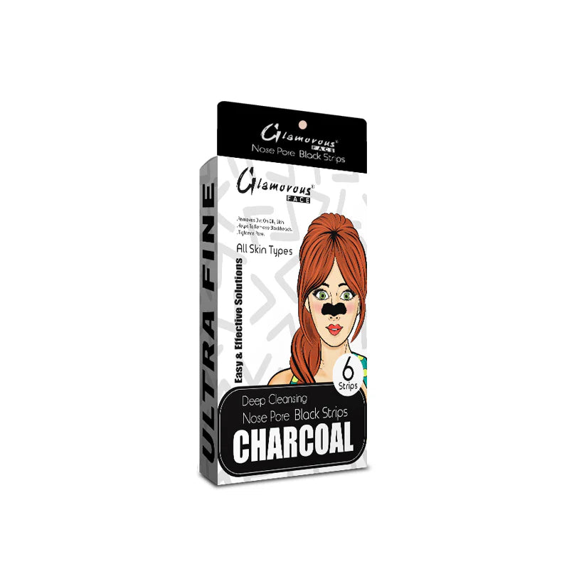 Glamorous Face Ultra Fine Deep Cleansing Nose Strips (6 Strips) Charcoal