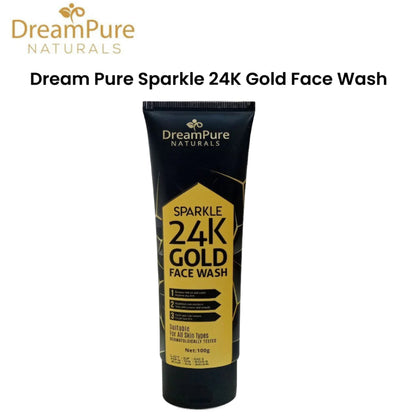 Dream Pure Sparkle 24K Gold Face Wash