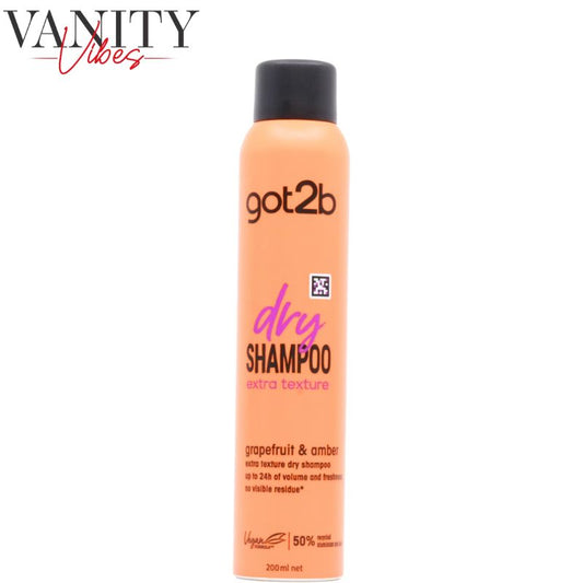 Schwarzkopf Got2b Dry Shampoo with Grapefruit & Amber 200 ml Extra Texture & Fresh Oil Control
