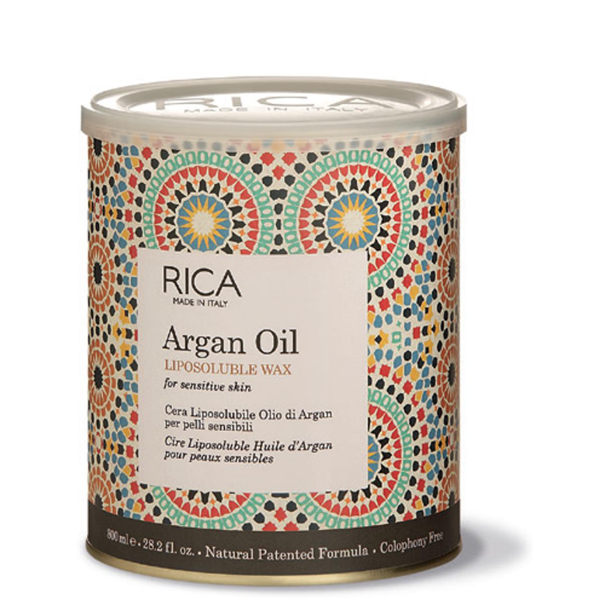 Rica Argan Oil Liposoluble Wax For Sensitive Skin-800 ML