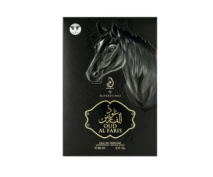 Oud Al Faris Eau de Parfum by Arabiyat EDP 90ml for Men & Women - Long Lasting Luxury Arabic Oud Perfume, Strong Fragrance Sp