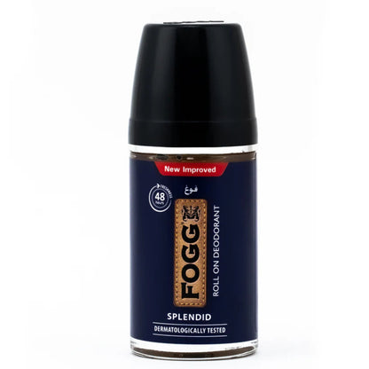Fogg Splendid Roll-On Deodorant 50ml New & Improved Long-Lasting Freshness