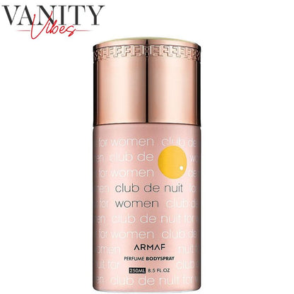 Armaf Club De Nuit Woman Perfumed Body Spray 250ml Long-Lasting Elegant & Feminine Fragrance