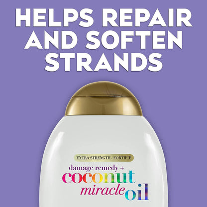 OGX Damage Remedy + Coconut Miracle Oil Conditioner Sulfate Free 385ml