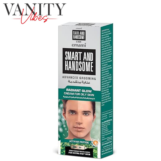 Emami Smart and Handsome Advanced Grooming Radiant Glow Cream For Oily Skin 50gm for Men