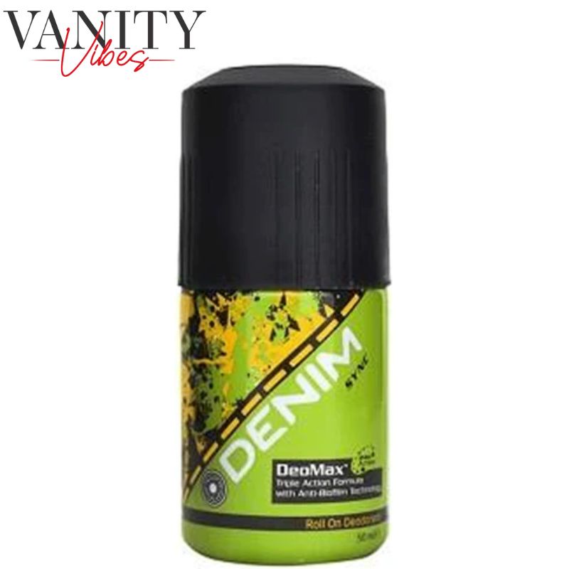 Denim Sync Deo Roll-On Deodorant 50ml Long-Lasting Freshness & Odor Protection