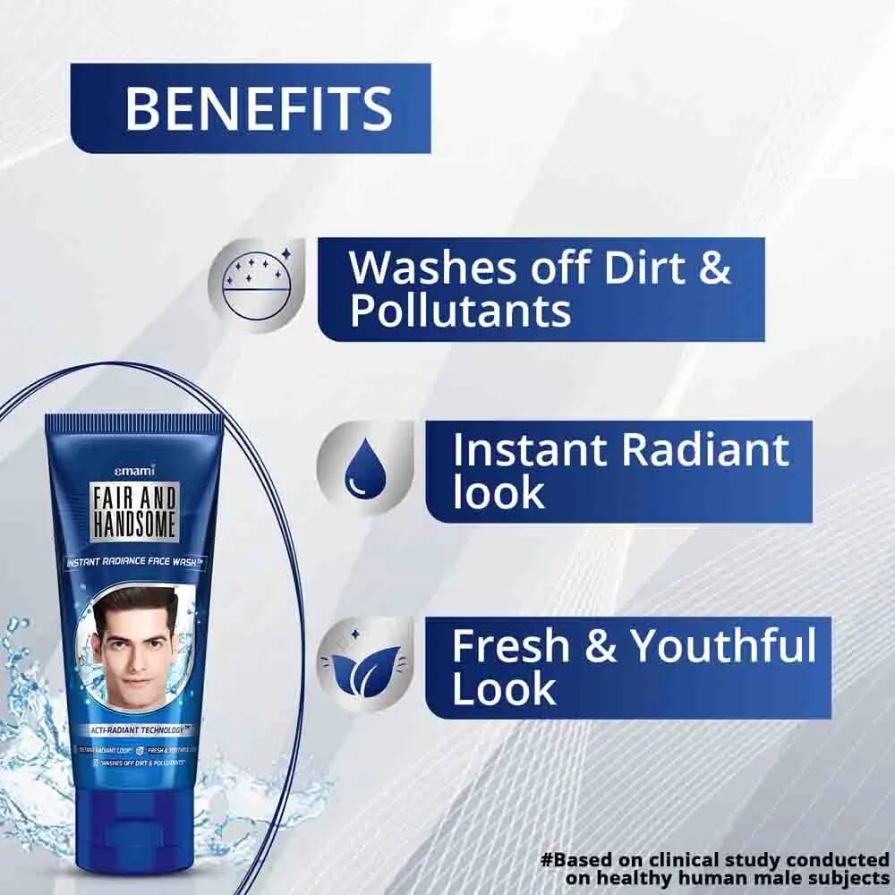 Emami Fair & Handsome Radiance Face Wash 50g