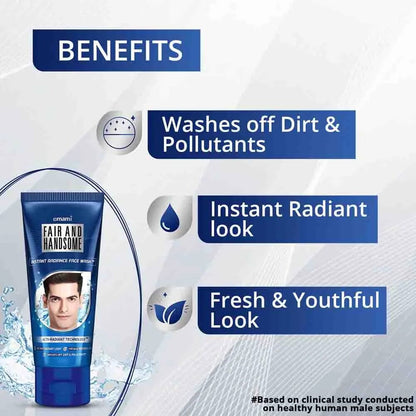 Emami Fair & Handsome Radiance Face Wash 50g