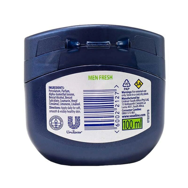 Vaseline Blueseal Men Petroleum Jelly Fresh 100ml