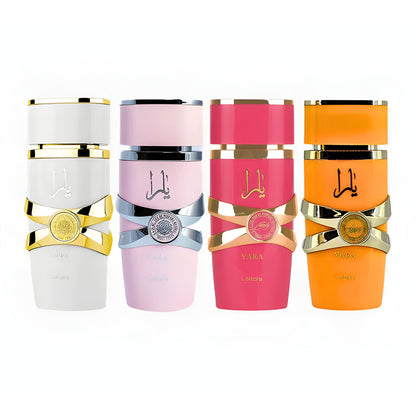 Lattafa My Yara Collection Eau de Parfum 4 x 5ml - Long Lasting Original Miniature Fragrance Set for Women