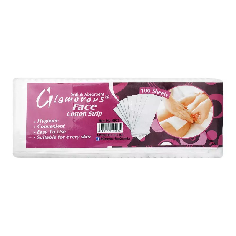 Glamourous Face Wax Cloth Strip Large