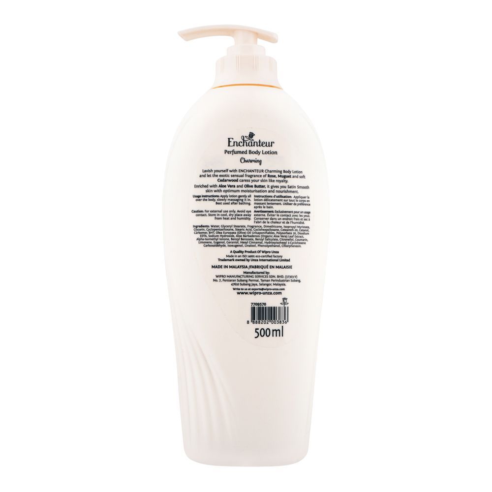 Enchanteur Enticing Perfumed Body Lotion 500ml