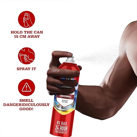 Old Spice Original 0% Gas Deodorant Body Spray 140ml for Men