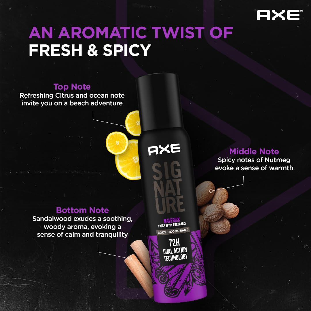 Axe Signature Maverick Fresh Spicy Body Deodorant 122ml