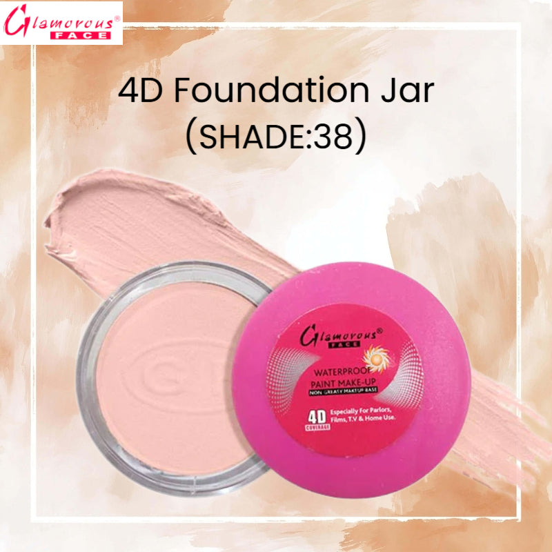Glamorous Face 4D Foundation Jar (Shade:38)