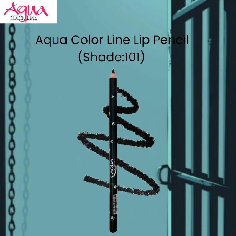 Aqua Color Line Lip Pencil (Shade:101)