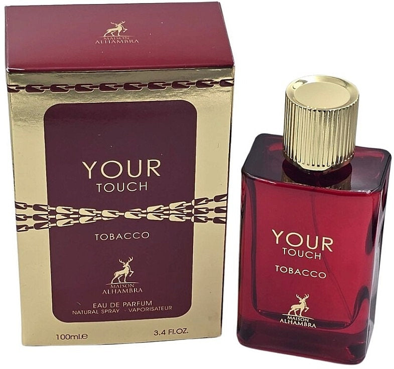 Your Touch Tobacco Eau de Parfum 100ml by Maison Alhambra Long-Lasting Warm & Masculine Fragrance