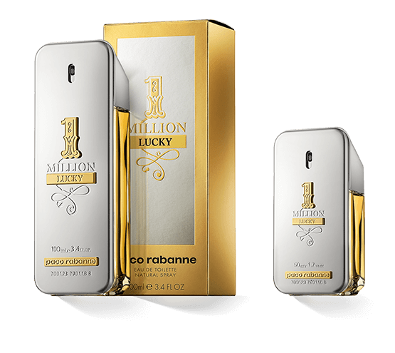Aris Perfumes Paco Rabanne 1 Million Lucky Fragrance for Men - Earthy And Woody