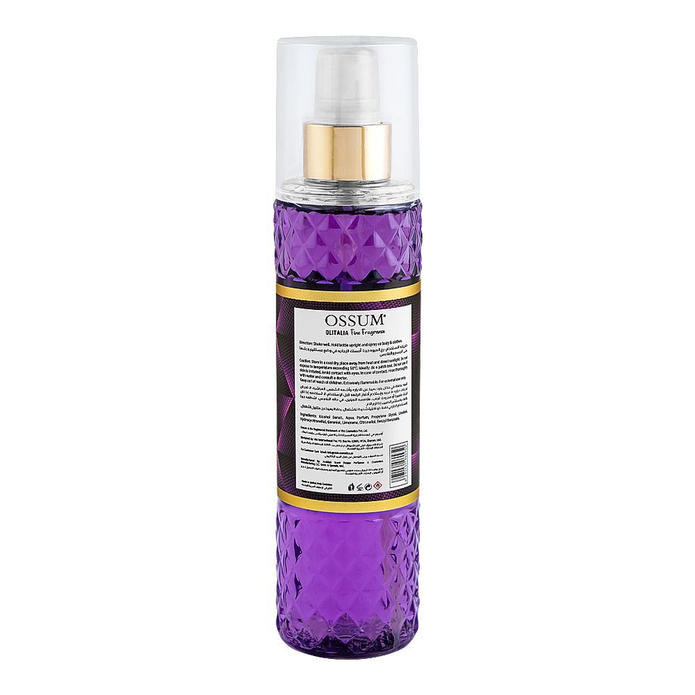 Ossum Sweet Devotion Body Mist 250ml Long-Lasting Sweet & Floral Fragrance