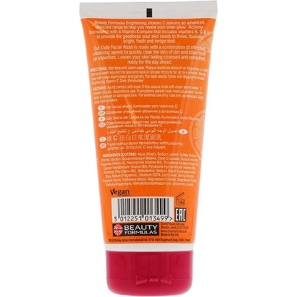 Beauty Formulas Brightening Vitamin C Facial Wash 150ml
