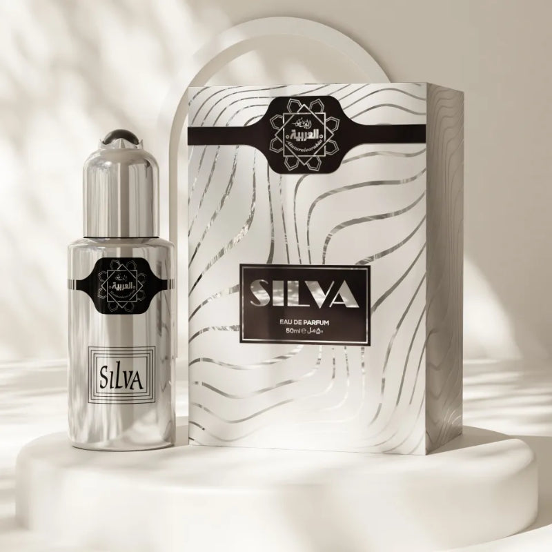 Al Arabia Silva Eau De Parfum 50ml – Long Lasting Luxury Fragrance for Men & Women, Fresh Elegant Scent