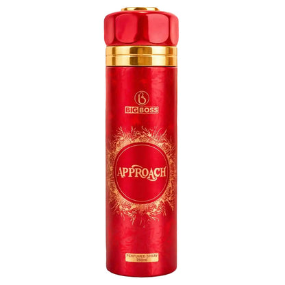 BigBoss Big Boss Approach Perfumed Spray 250ml - Long Lasting Body Mist for Men & Women, Fresh & Attractive Daily Fragrance