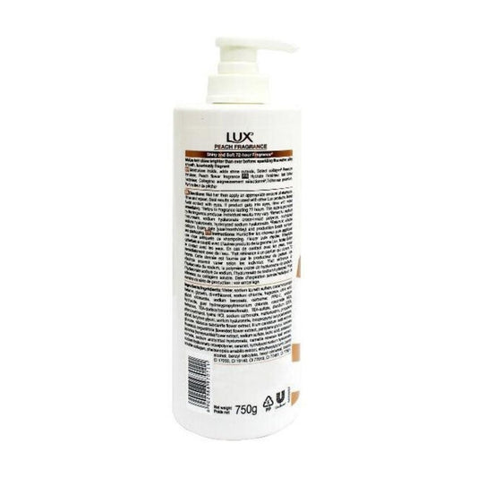 Lux Effective For 72 Hours Peach Fragrance Shampoo For Dry Frizzy Hair 750g