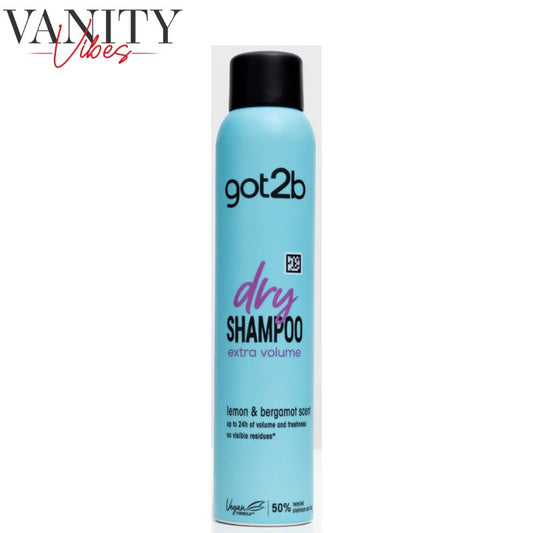 Schwarzkopf Got2b Dry Shampoo with Lemon & Bergamot 200 ml Extra Volume & Fresh Oil Control