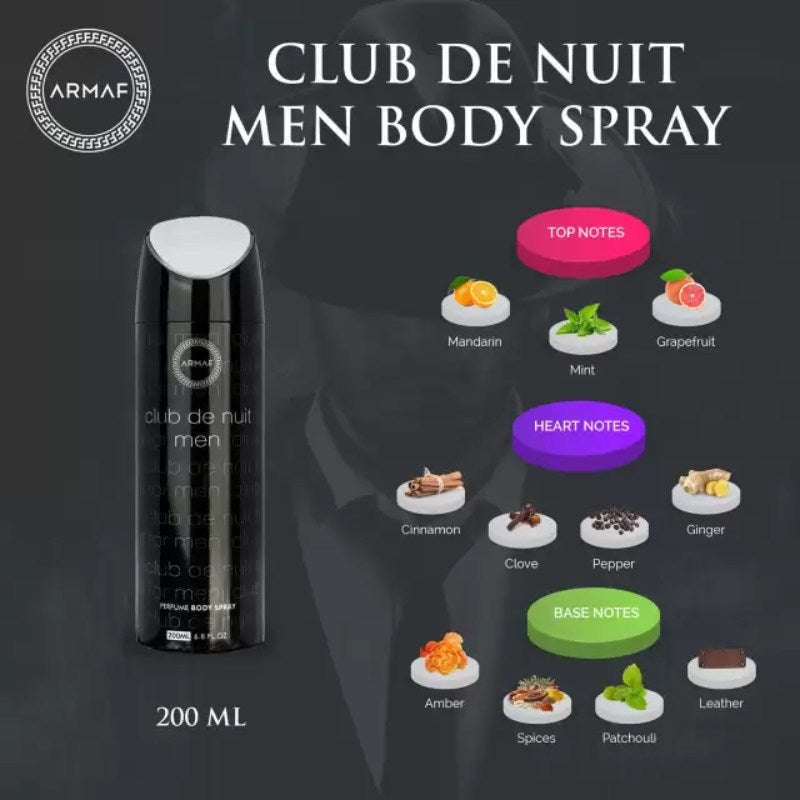 Armaf Club De Nuit Man Perfume Body Spray 200ml