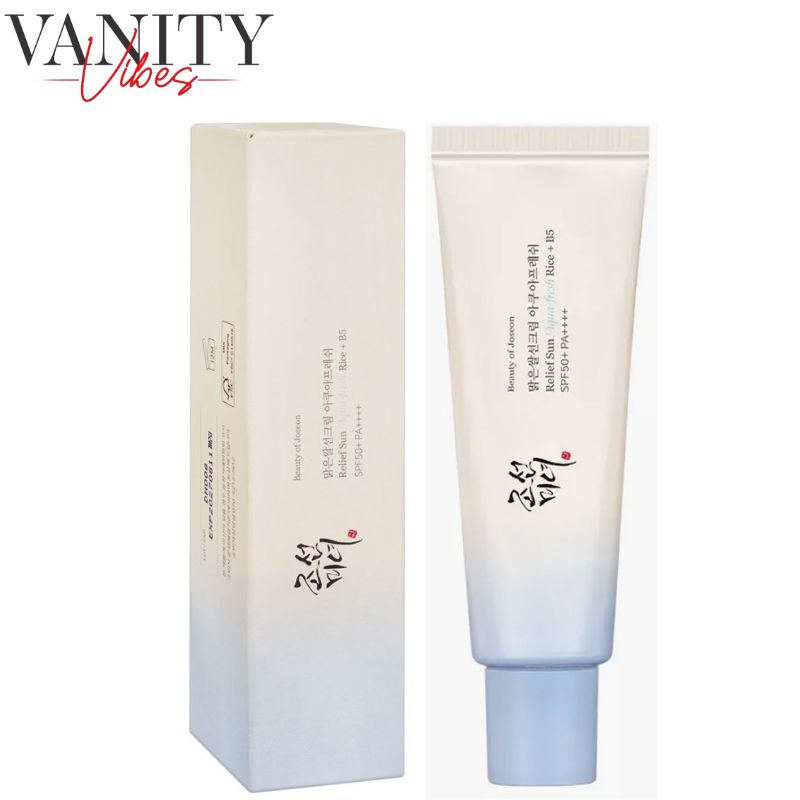 Beauty of Joseon Relief Sun Aqua Fresh with Rice + B5 SPF 50+ PA++++ 50 ml Lightweight Hydrating Sunscreen & Broad-Spectrum Protection (K Beauty)