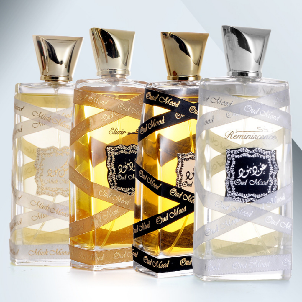 Lattafa Oud Mood Silver Reminiscence Eau de Parfum 100ml - Long Lasting Rich Oud Masculine Fragrance for Men