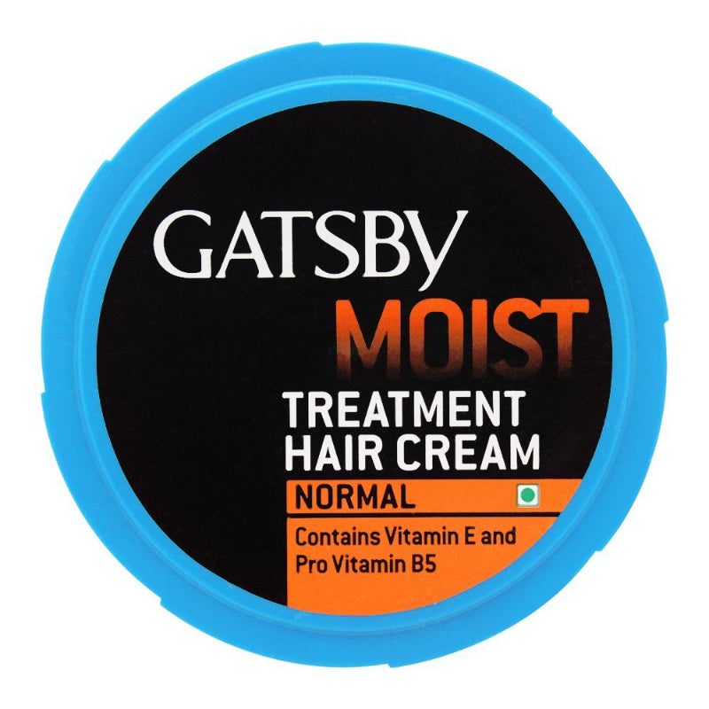 Gatsby Normal Treatment Hair Cream 125g - Nourishing Hair Styling Cream for Soft, Smooth, Healthy Hair & Daily Scalp Care for