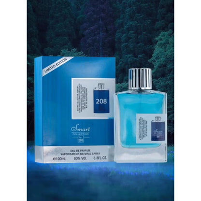 Smart Collection 208 Limited Edition Eau De Parfum 100ml – Long Lasting Luxury Fresh Fragrance for Men & Women