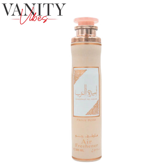 Lattafa Asdaaf Ameerat Al Arab Prive Rose Air Freshener 300 ml Floral Home Fragrance & Long‑Lasting Freshness