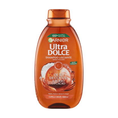 Garnier Ultra Dolce Shampoo Olio di Cocco & Burro di Cacao 300ml Nourishing & Moisturizing Hair Care