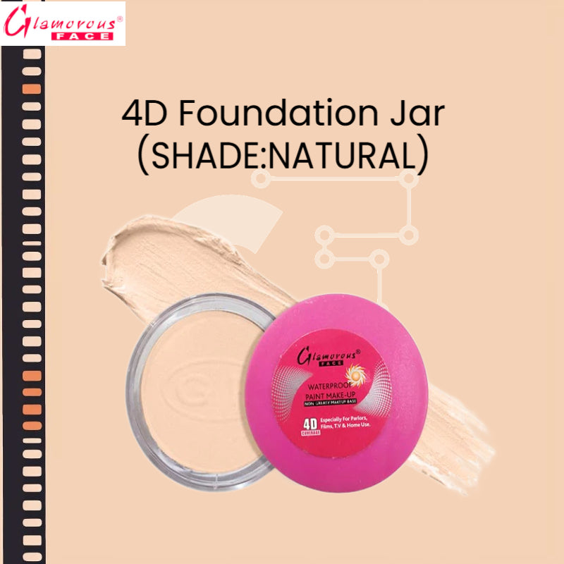 Glamorous Face 4D Foundation Jar (Shade:Natural)