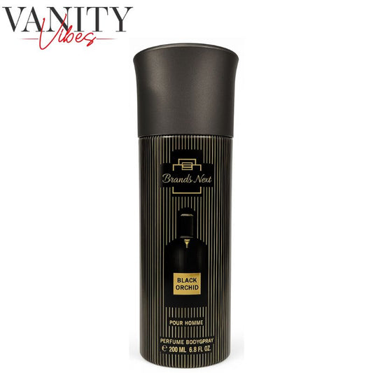 Brand’s Next Black Orchid Pour Homme Perfume Body Spray 200ml Long-Lasting Masculine Fragrance