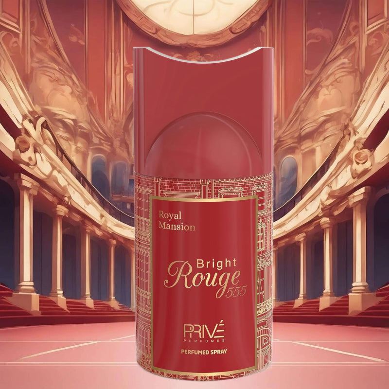 Bright Rouge By Prive 555 Perfumed Spray For Women 250ml