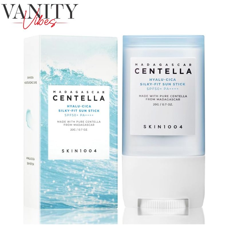 SKIN1004 Centella Madagascar Hyalu-Cica Silky-Fit Sun Stick SPF50+ PA++++ – 20 g Lightweight UV Protection & Hydration (K Beauty)
