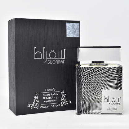 Lattafa Suqraat Eau De Parfum 100ml – Long Lasting Original Fresh Aquatic Masculine Fragrance for Men