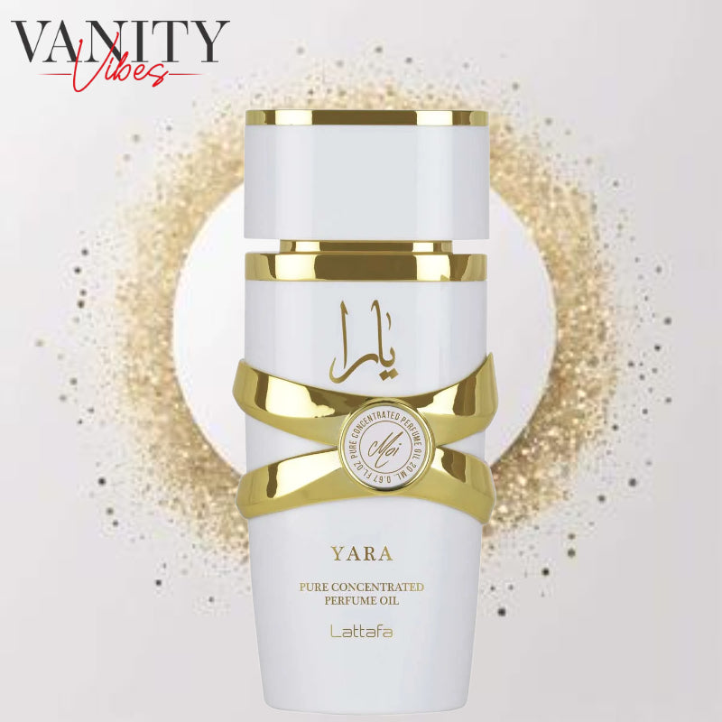 Lattafa Yara Moi Concentrated Perfume Oil 20ml - Long Lasting Original Creamy Sweet Fragrance for Women